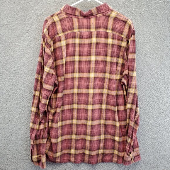 Outerknown Plaid Shirt Collared Flannel Button Up Long Sleeve Size XL Men's Soft - Picture 6 of 7